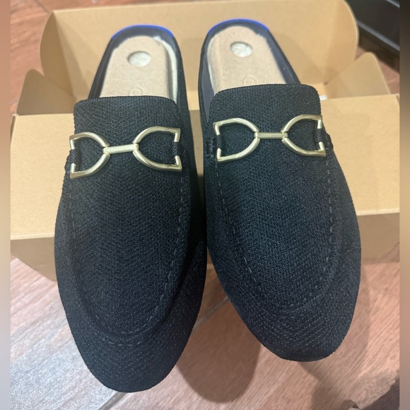 Rothy’s The ReVelvet™ Cozy Bit Loafer Mule in ReVelvet™ Black size 10.5 new!! - Picture 9 of 12